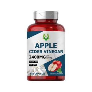 Capsules de Vinaigre de Cidre de Pomme 2400MG Sans Gluten, Soutien à la Perte de Poids, Santé Intestinale, Détox Quotidienne, Aide au Métabolisme - Meilleures Ventes - Product Image 1