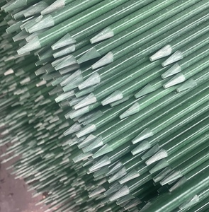 Varillas de Fibra de Vidrio de Alta Calidad de 15 mm de Diámetro por 10 Pies de Largo para Soporte de Plantas y Árboles de Tomate - Product Image 1