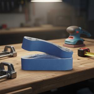 Bandas Abrasivas P100, Banda de Lijado Azul para Acabado de Madera y Metal - Product Image 3