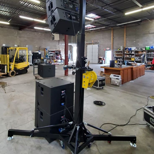 Telescoping truss tower Crank <b>stand</b> for events Stage lift tower <b>Speaker</b> light truss Event equipment tower - Product Image 1
