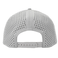 Casquette de baseball personnalisée pour homme, style vintage 5 panneaux, en maille perforée découpée au laser, tendance pour les activités décontractées en extérieur