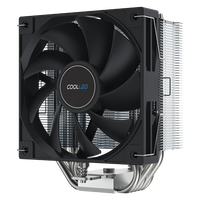 COOLLEO Etian P50i-BK V2 radiateur d'ordinateur 5 caloducs refroidisseur de processeur refroidisseur d'air de processeur Intel LGA 115X/1200/1700/1851 AM4/AM5 TDP220W