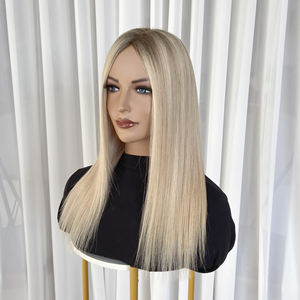 SBT18/60 #   Mini Peluca de Cabello Humano, Base Mono de Alta Calidad, Topper de Cabello, Toupee para Mujer, 100% Cabello Humano para Mujeres con Alopecia - Product Image 4