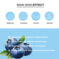 Label privé meilleurs masques de gelée de myrtille poudre pour le visage hydratant lissage nettoyage en profondeur huile contrôle masque en caoutchouc bricolage Spa B