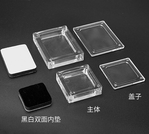 Tùy chỉnh Acrylic từ trang sức hiển thị hộp lưu trữ với nắp - Product Image 6