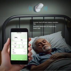 <span class=keywords><strong>Tuya</strong></span> Modern Home App Monitor, surveillance des personnes âgées, radar à ondes millimétriques 60 GHz, détecteur de respiration sécurisé, détecte le sommeil, la fréquence cardiaque, WiFi - Product Image 2
