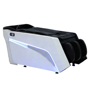 Lit de massage électrique blanc 1 moteur, qualité salon, circulation d'eau, pour soins capillaires - Product Image 4
