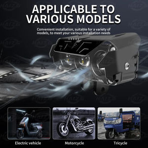 Phare antibrouillard étanche à LED pour <span class=keywords><strong>moto</strong></span> 60W 6000K LED Ultra Bright Dual Colors Flashing Auto Lighting Systems - Product Image 2