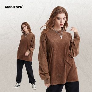 Sudadera DQ250L con Logotipo Personalizado, Estilo Vintage, Holgada, Lavada al Ácido, Transpirable, para Otoño, 100% Algodón Negro de 250 g/m² - Product Image 3