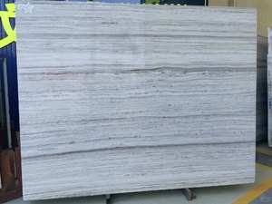 Revestimiento de pared de suelo pulido de losa de mármol de vena de madera de cristal moderno para uso interior impermeable para sala de estar Villa de lujo - Product Image 2