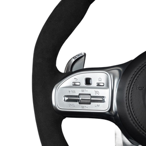 Volant en fibre de carbone W204 pour Mercedes Benz AMG W204 W205 W211 W203 W212 W176 W213 Cla W210 W124 W177 W221 - Product Image 6