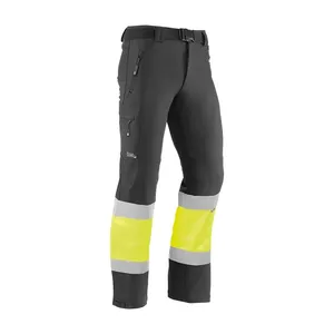 Pantaloni da lavoro - HV984B S Snow - Colore: Nero - Strisce riflettenti. Chiusura con zip frontale e bottoni a pressione. - Product Image 1