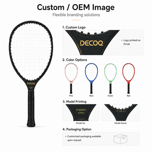 Raqueta DECOQ TYPTI de Fibra de Carbono Completa - Logotipo Personalizado, Ligera, Portátil, Ecológica, Raqueta de Pádel de Competición - Product Image 5