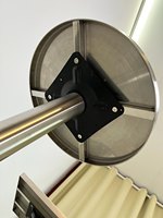 Table Ronde Moderne en Acier Inoxydable pour Restaurant, Usage Commercial Extérieur, Écologique et Durable