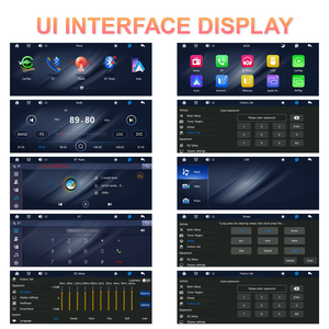 Podofo 6.9インチ 1DINカーステレオ ワイヤレスCarPlay＆<span class=keywords><strong>Android</strong></span> Auto対応 BT FM USB TYPE-C急速充電 カーMP5プレーヤー オートラジオ ODM OEM - Product Image 3
