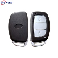 Coque de clé de voiture à 2 boutons avec lame TOY48 sans batterie pour clés de véhicules Hyundai