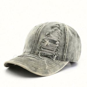 Gorra de Béisbol Unisex de Algodón de Alta Calidad con Logo Personalizado, Estilo Urbano Deportivo Desgastado, Tipo Dad Hat, Lavado a la Nieve, Venta al por Mayor - Product Image 4