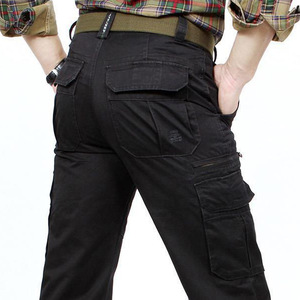 Pantaloni <span class=keywords><strong>Cargo</strong></span> da <span class=keywords><strong>Uomo</strong></span> Personalizzati all'Ingrosso, Casual, Dritti, con Ricamo, per Escursionismo e Campeggio, a Vita Media - Product Image 3