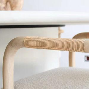 Offre Spéciale <span class=keywords><strong>chaise</strong></span> <span class=keywords><strong>de</strong></span> salle à manger <span class=keywords><strong>de</strong></span> style scandinave en <span class=keywords><strong>feutre</strong></span> <span class=keywords><strong>de</strong></span> laine moderne avec dos tufté Design créatif portable pour meubles <span class=keywords><strong>de</strong></span> bureau à domicile - Product Image 4