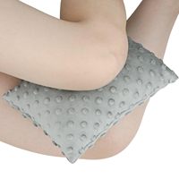 Coussin de genou en U confortable et rembourré en pur coton, soutien pour les jambes pour les dormeurs sur le côté, soulage la pression sur les hanches et le bas du dos
