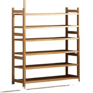 Bamboo Multi Layer <b>Shoe</b> <b>Rack</b> Solid Wood Freestanding Dustproof <b>Storage</b> For Home Entryway Minimalist Design - Product Image 5