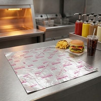 Feuilles de papier sulfurisé doux en nid d'abeille, enduites de cire, résistantes à l'humidité et à la graisse, pour l'emballage de snacks, sandwichs, pains et hamburgers