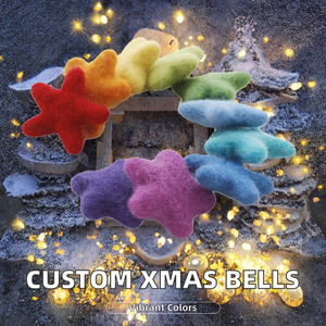 <strong>Asterisk</strong> Shapes Various Colors Felt Stars &amp; Hearts for Sewing Crafts Holiday/Christmas Decorations-High Quality Felt Supplies - Product Image 2