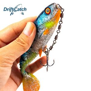 Esca da Pesca DriftCatch in PVC Morbido - 10cm/13.5cm 12.7g/26.5g con Ancoretta per Predatori di Fiume e Lago in Acqua Dolce/Salata - Product Image 4