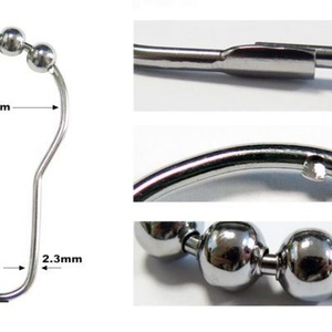 YIWANG En gros Anneaux de rideau de douche en métal en forme de traces de pas pour rideaux à enrouleur - Product Image 3