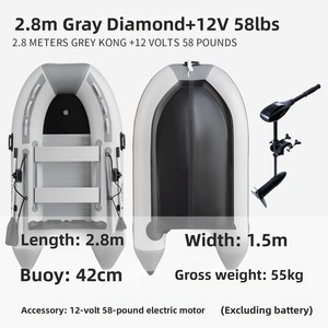 <span class=keywords><strong>Jet</strong></span> <span class=keywords><strong>ski</strong></span> 4 temps 4-30 CV, bateau en aluminium à fond en V, bateau gonflable à fond rigide avec une vitesse maximale de 50 km/h - Product Image 6