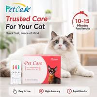 Prueba de Detección de Enfermedades Virales en Gatos, Prueba de Sangre para la Leucemia Felina (FeLV) y Kit de Prueba Rápida para el VIH Felino