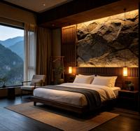 FULLSUMMER Rock Hot Spring Hotel : Service de conception et de personnalisation complète de la maison, conception d'intérieur pour la maison