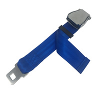 SAINUO YCQ-800 Rallonge de ceinture de sécurité de voiture en polyester à 2 points, sangle d'extension réglable avec boucle avion pour Aviateur (1994-2000)