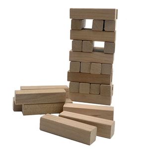 Nouveau jeu économique de blocs de construction en bois personnalisés, tour en bois, jeu de tour à empiler, jeu d'extérieur - Product Image 4