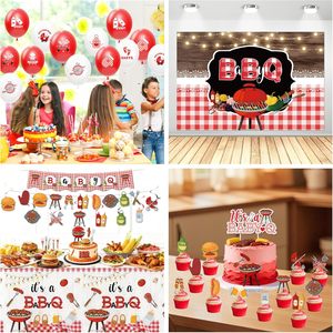 Set de Decoración para Baby Shower Baby <span class=keywords><strong>Q</strong></span>, Platos de Papel, Vasos, Servilletas, Mantel, Fondo, Espirales, Pancarta, Globos, Adornos para Pasteles, Cubiertos, Decoración con Pajitas - Product Image 2