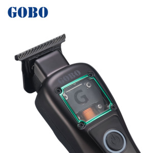 Tondeuse à cheveux professionnelle GB-27, moteur vectoriel puissant 10000 tr/min, lame DLC, machine à couper les cheveux, usage domestique, batterie, anglais - Product Image 5
