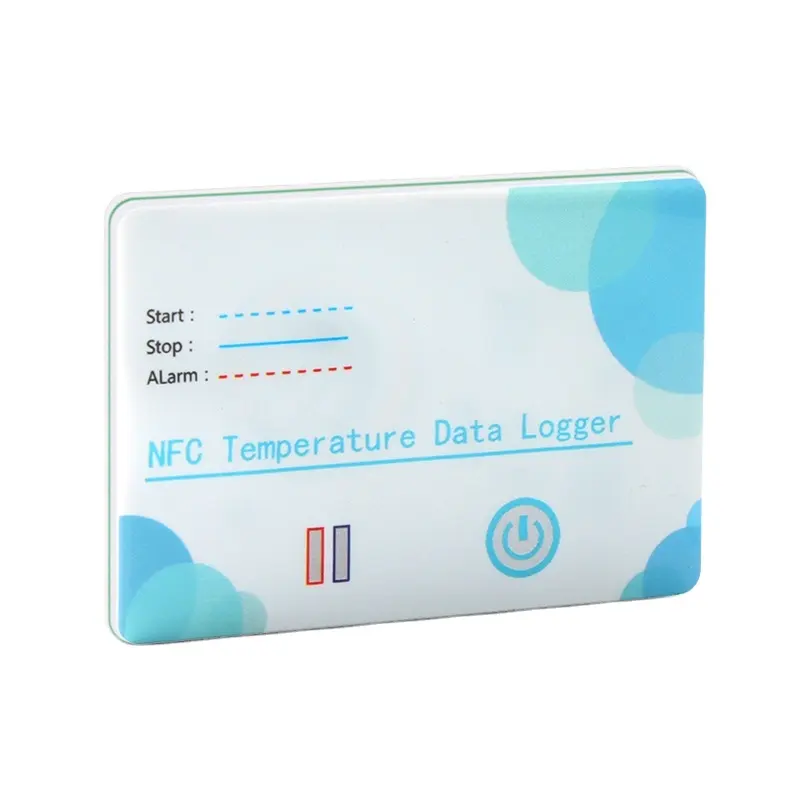 شعبية عالية الدقة NFC درجة الحرارة مسجل بيانات الرطوبة (يمكن التخلص منها temperaturerecorder Tempu)