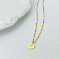 Collar con Colgante de Letra del Alfabeto con Incrustaciones de Diamantes de Imitación, Estilo Hip Hop, para Hombre y Mujer