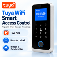 Tuya WiFi Uygulaması ile Su Geçirmez Parmak İzi Erişim Kontrolü Ofis ve Apartman Giriş Kapıları için Uzaktan Kapı Açma