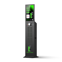Distributeur automatique mobile de 23.8 pouces à 24 emplacements Station de charge pour téléphone sur pied 160W Sortie 180W Prise américaine standard