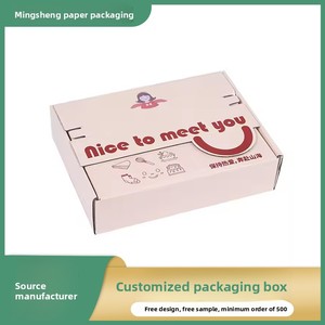 Eco-Friendly Disposable Custom Color Zipper Aircraft <b>Box</b> for Clothing & Gift Tear-Off Design Decoration Application - Product Image 3