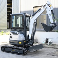 Mini-excavatrice à chenilles avec moteur EPA Kubota, 3,5 tonnes, micro-excavatrice de 1 à 2 tonnes, petite excavatrice agricole à vendre, livraison gratuite