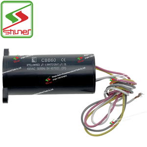 <span class=keywords><strong>Condensateur</strong></span> de démarrage moteur <span class=keywords><strong>CBB60</strong></span> <span class=keywords><strong>8uF</strong></span>+4uF 450VAC 8 fils pour machine à laver à double cuve - Product Image 3