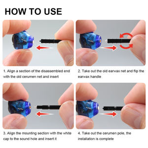 <span class=keywords><strong>Filtres</strong></span> à cérumen <span class=keywords><strong>CeruStop</strong></span> certifiés ROHS pour aides auditives ITC et RIC – Empêche le cérumen de s'accumuler dans les aides auditives - Product Image 6