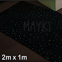 Tapis interactifs sensoriels à fibres optiques Jouets sensoriels Tapis mural apaisant à fibres optiques LED pour enfants autistes