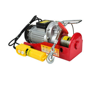 Alat Pengangkat Tali Kawat Listrik Mini HNHT PA1000 |   <span class=keywords><strong>100kg</strong></span> 3 Fasa 380V Baru untuk Perawatan Bengkel Ritel - Product Image 2