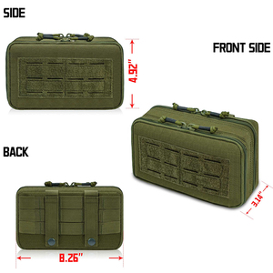 Sac de rangement pour petits outils personnalisé, sac banane tactique multi-usage, sac utilitaire Molle EDC, <span class=keywords><strong>pochette</strong></span> d'accessoires pour gilet de chasse en extérieur - Product Image 5