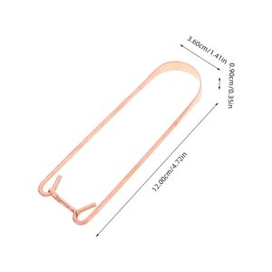Nettoyeur de langue personnalisé approuvé ISO, grattoir double face en cuivre, écologique - Product Image 2