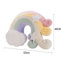 Coussin décoratif créatif minimaliste style Instagram pour canapé, en peluche douce avec rembourrage en coton PP