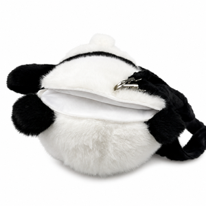 Zaino in peluche a forma di <span class=keywords><strong>panda</strong></span>, morbido, con cerniera, spallacci regolabili, suono musicale attivabile con la zampa, regalo divertente per bambini, ragazze e fan del <span class=keywords><strong>panda</strong></span> - Product Image 4
